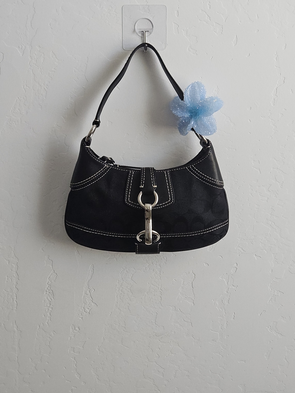 Vintage Coach Hampton Mini Hobo Bag